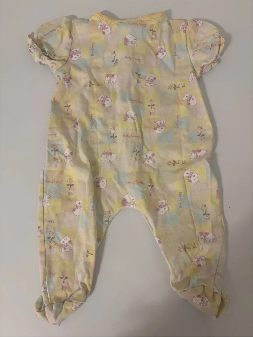 Baby Snoopy Yellow Sleeper